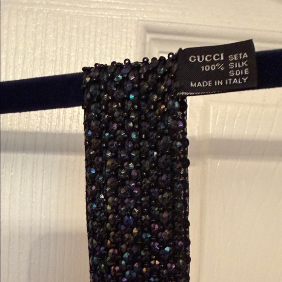 Gucci Black Beaded Women\'s Belt